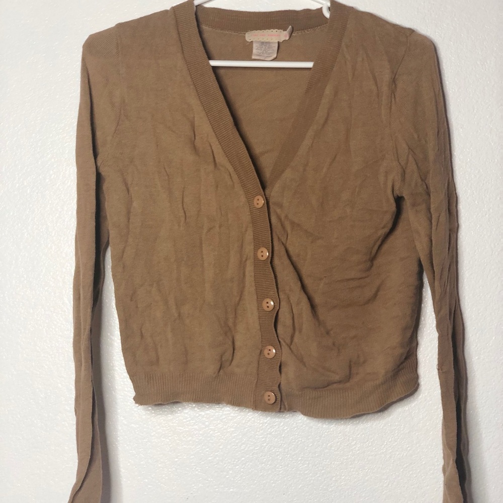 Urban outfitter’s Pins and needles brown cardigan